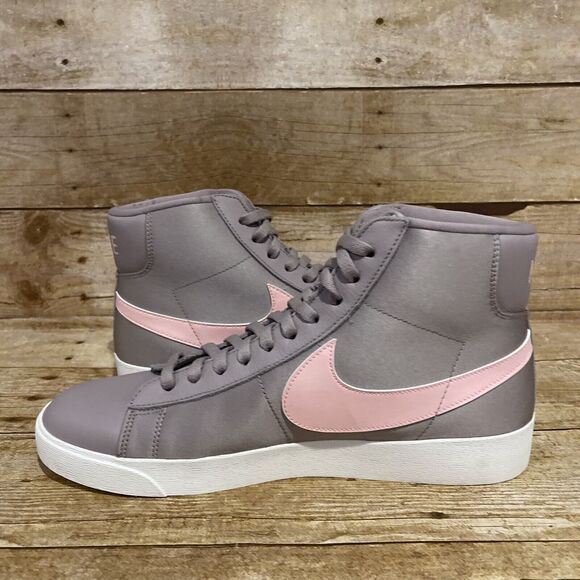 Nike Blazer Mid Prm Pumice Pink/Purple Shine Women's Sz 10.5 CK0835-200 New - Picture 8 of 9